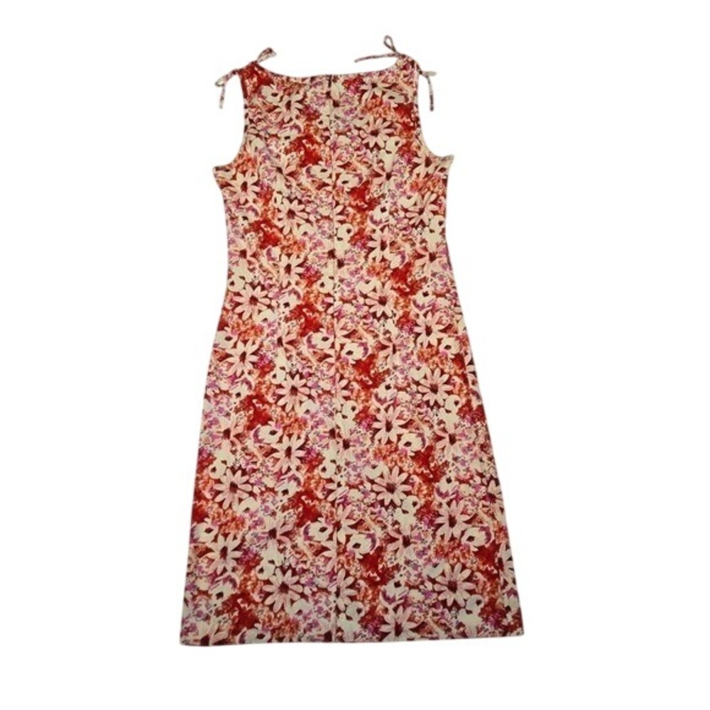 VTG 90s, y2k floral stretch fitted shift spring mini dress / 6/8 / preppy, beach